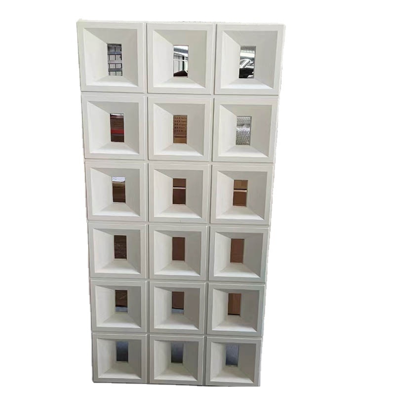 pU wall panel polyurethane panel nine grid wall panel block components  pu hollow brick for partition