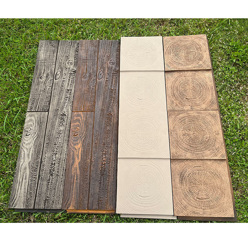 Antique Wood Polyurethane Foam Faux PU stone Wall Panel exterior Artificial Polyurethane PU Stone Panels For Project Decoration