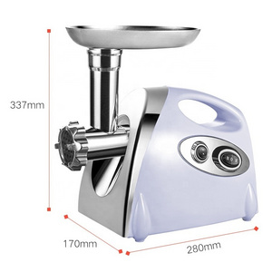 hot selling 800w Electric Meat Grinders 80Kg/H Stainless Steel 170r/min Mincer For Home Use