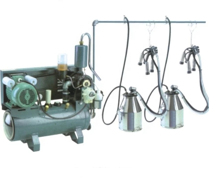 SS 304 vacuum pump different cows goats positions customization electric gasoline pail parlor milking machine