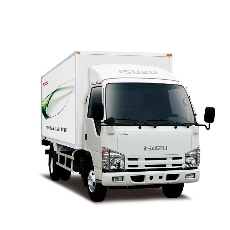 High Quality ISUZU Light Truck 4T 98HP 4x2 Euro 2 3 4 5 6 box body Lorry close NKR55 Van Cargo Truck