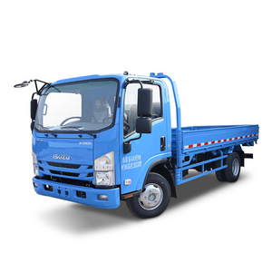 Wholesale factory price  Isuzu elf NKR55 4x2 4KH1 engine 4 tons vegetable carrier single cab cargo truck for sale