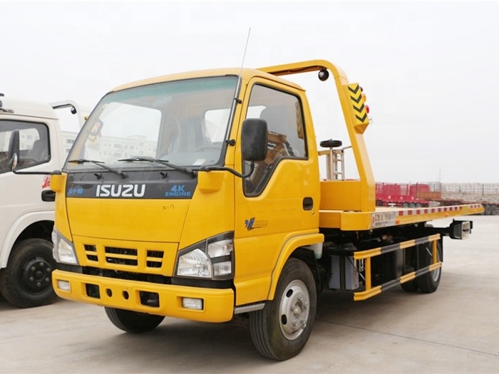 2024 Brand New ISZ Japan technology factory directly sell 4x2 Flat-bed tow wrecker truck for sale