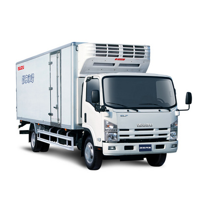 ISUZU refrigerated trucks thermo king freezer truck box 4.8 ton frozen food Japan 16ft refrigerator cars for sale