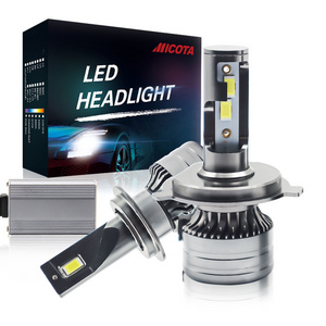 MICOTA Factory directly led bulb 36W 12000LM H4 H7 H11 H13 9004 9007 led headlamp Auto DRL fog light V8 G25 led headlights