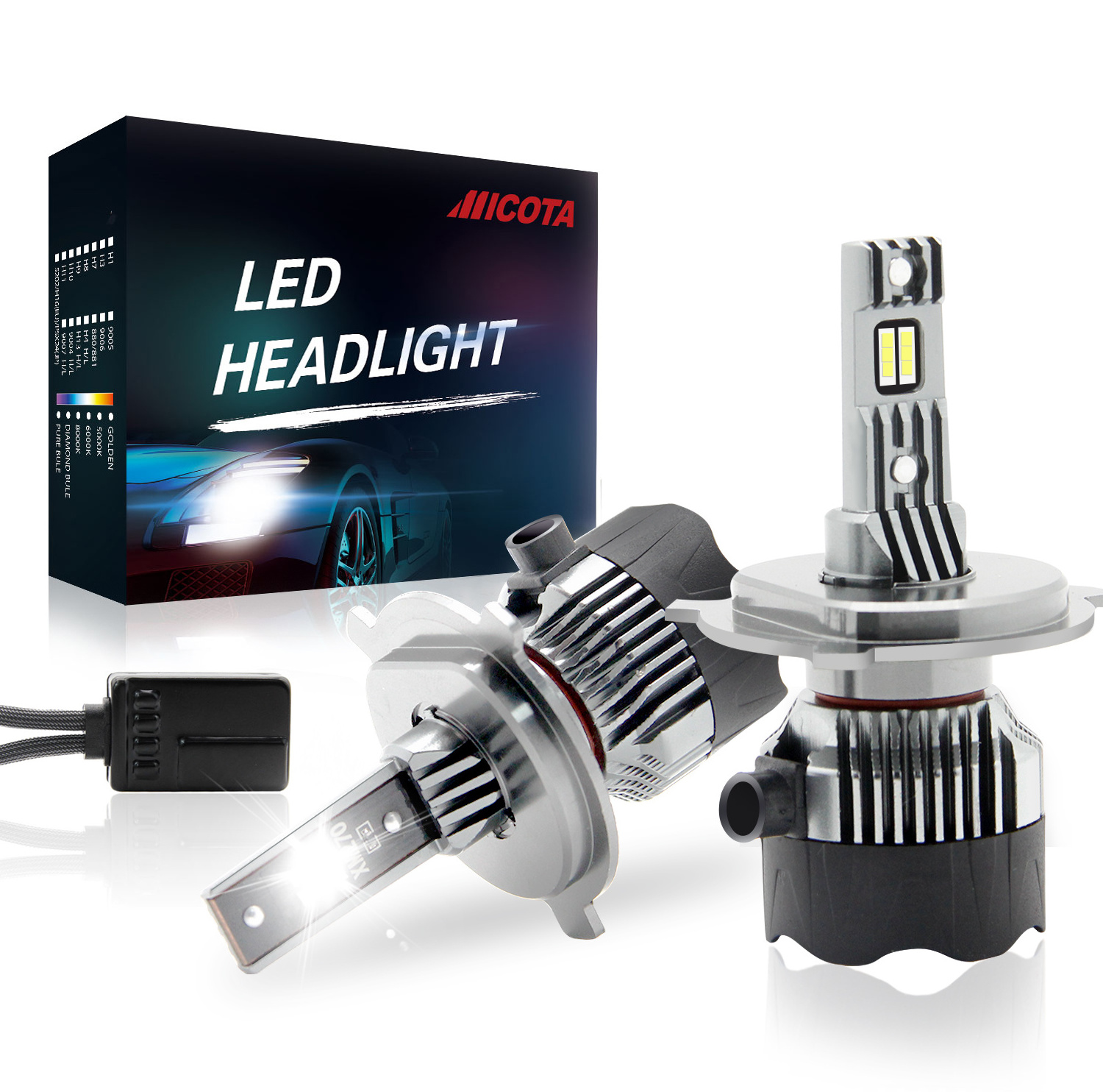 Super bright G26 LED Headlight Bulbs 6500K 10000lm 50W High Performance LED car Headlights h11b led headlight