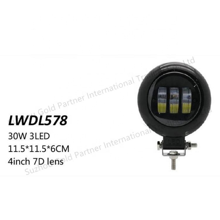 3 Inch Waterproof Round LED Angel Eyes t  6000K Fog Spot Light Offroad Suv Boat 4X4 Truck 20W Led Work Light