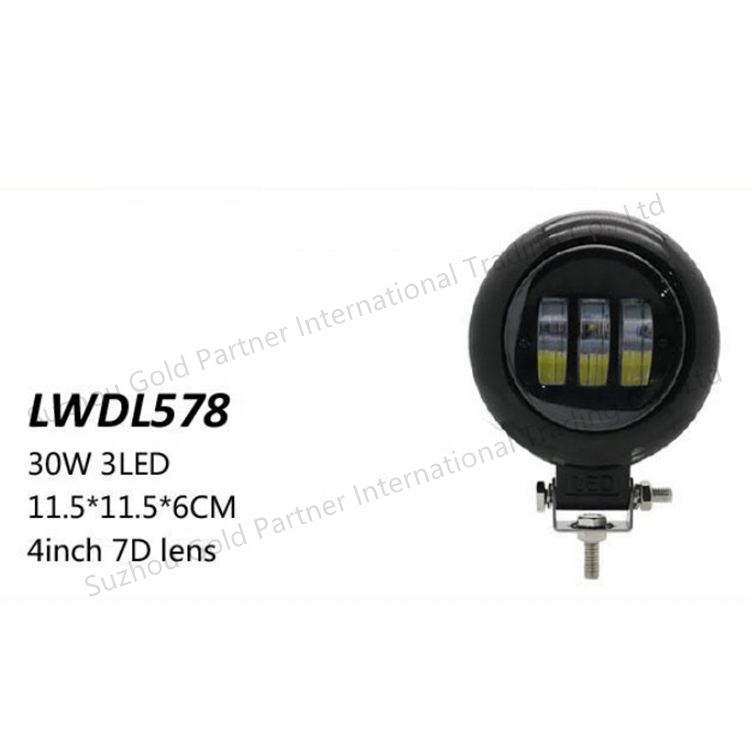 3 inch 7D Lens LED Spotlight for Car Round Square Portable Led light Motorcycle Truck Boat Off Road Fog Lights 4x4 24V 12V ATV