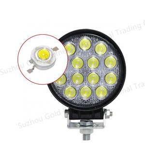 DAHUA 52 inch 18W 27W 48W Off road Car 4WD Truck Tractor Boat Trailer 4x4 SUV ATV 24V 12V Spot LED Light 48W LED Work Light