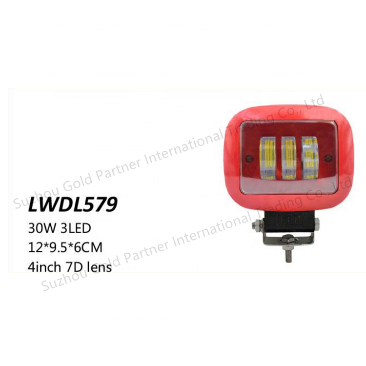 3 inch 7D Lens LED Spotlight for Car Round Square Portable Led light Motorcycle Truck Boat Off Road Fog Lights 4x4 24V 12V ATV