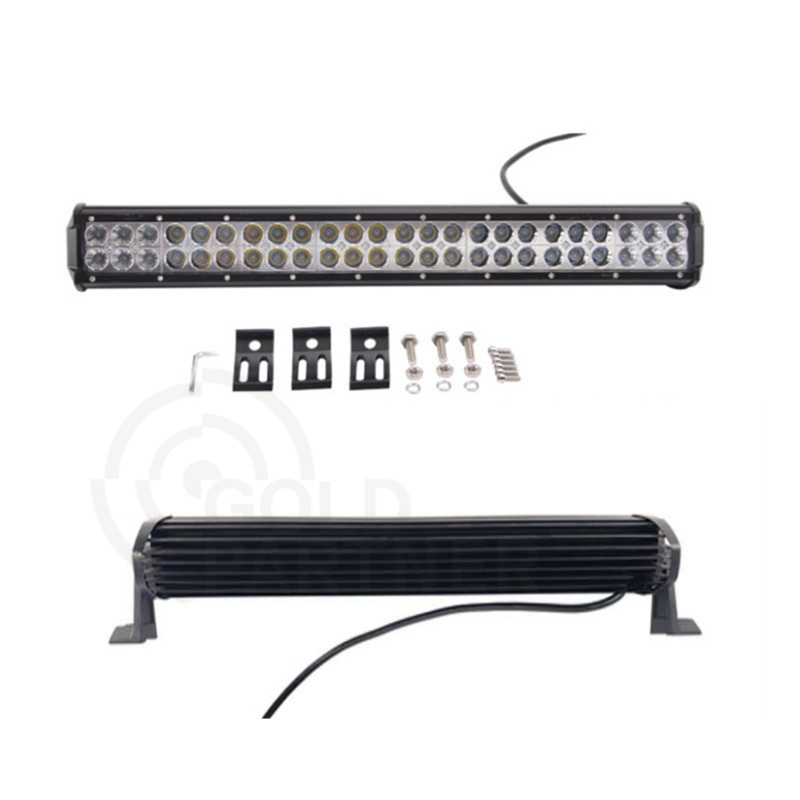 126w led light bar Spot Flood Beam Offroad Car Lamp 4x4 led light bar barre led voiture barra de luz barra de luz led