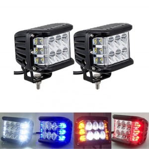 Dahua Side Shooter LED Pod Lights With Strobe Dual Side Blue DRL Flood Spot Driving Work Lights