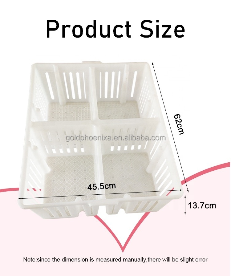 YYC PH194 plastic four parts four part quail pigeon chicken transport crates chicks transport cage