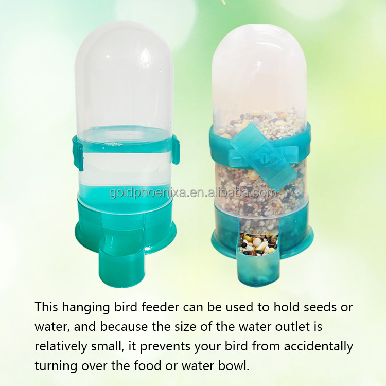 YYC PH220 Bird Cage Accessories Hanging Parakeet Food Dispenser Automatic Pigeon Feeder and drinker