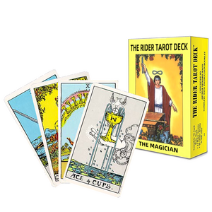 Custom wholesale mini print your own rider wait tarot cards with guidebook