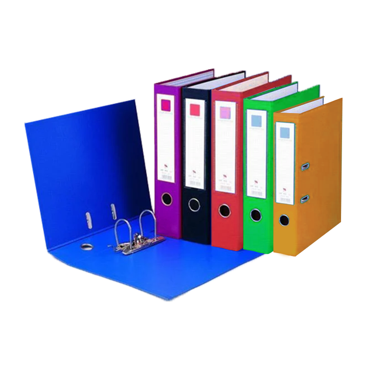 Factory price custom size office supplies spring files pvc cover plastic a1 a2 a3 a4 a5 lever arch file folders for office