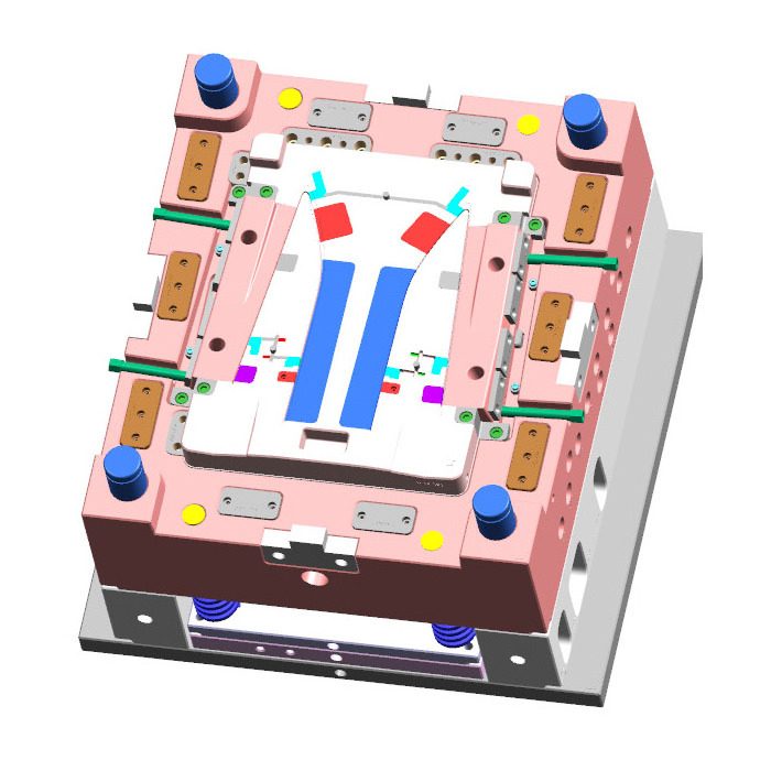 Auto parts trim strip plastic parts injection mold 3D design manufacturer ODM mould  customize tooling maker DFM  HASCO