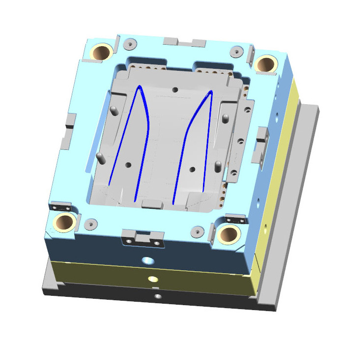 Auto parts trim strip plastic parts injection mold 3D design manufacturer ODM mould  customize tooling maker DFM  HASCO