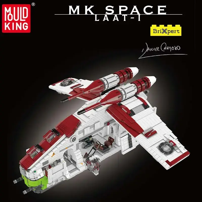 Mould King 21066 Star Bricks Wars Republic Gunship Based Set 75021 Helicopter Model Bricks Toy Building Blocks Sets