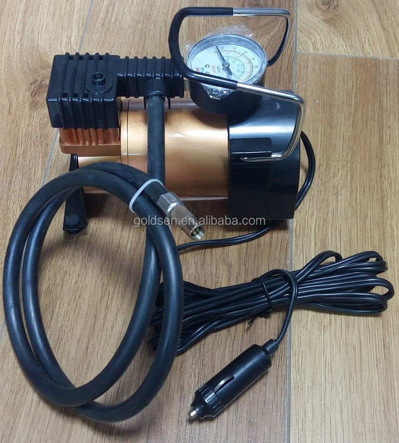 TOLHIT Cheap Price Truck Tyre Repair Tools Good Quality Copper Motor Mini Air Compressor Pump Portable Car Tire Inflator DC 12v