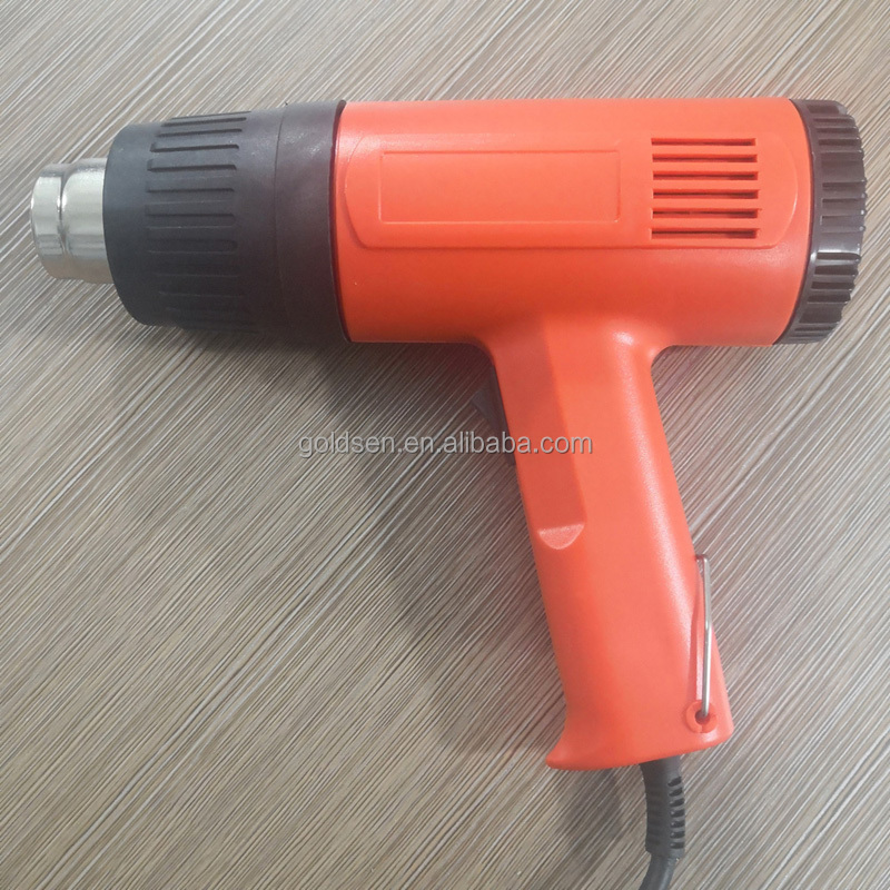 TOLHIT 2000w Digital Temperature Adjustable Heat Shrinking Heating Gun Plastic Welding Tools Portable Electric Hot Air Gun