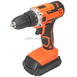 TOLHIT Electric Screw Hammer Drill Power Craft Cordless Driver Drill 18V 1.3Ah 35Nm 2 Lithium Battery Speed Variable