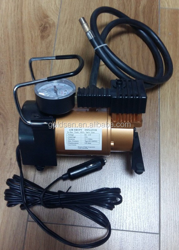 TOLHIT Copper Motor Portable 12v Car Tire Inflator Inflation Tools Mini Air Pump Cheap Price Truck Tyre Air Compressor