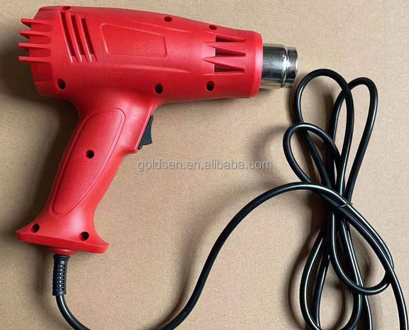 TOLHIT Plastic Shrinking Wrap Hot Air Blower Gun Mini Cordless Electric Power Heat Gun For Repair Mobile 1600w Portable