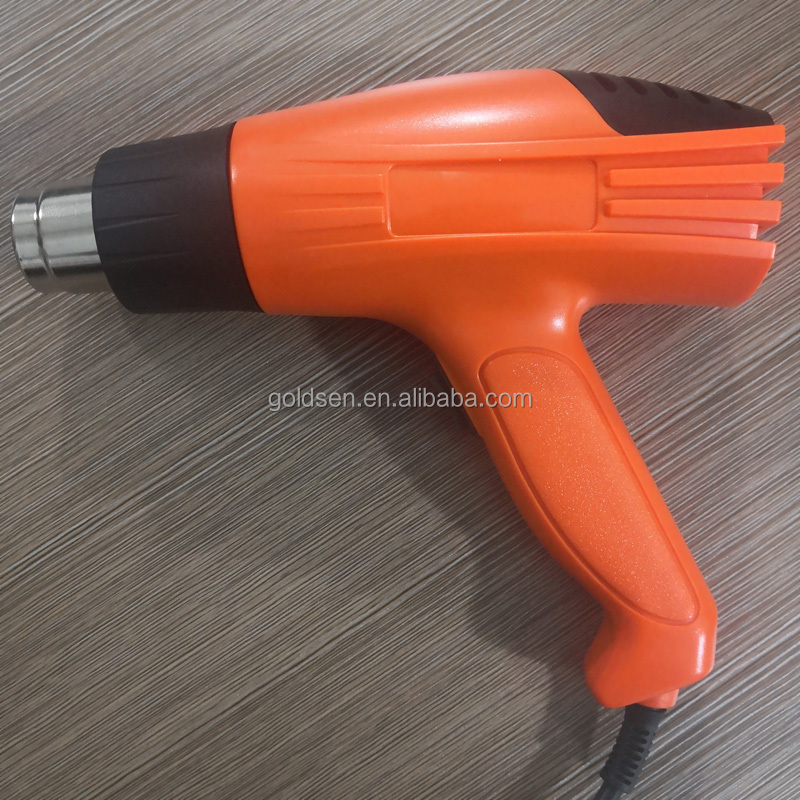 TOLHIT Hot Air Heating Shrinking Wrap Gun Portable Mini Electric Heat Shrink Gun 2000w Digital Adjustable Temperature