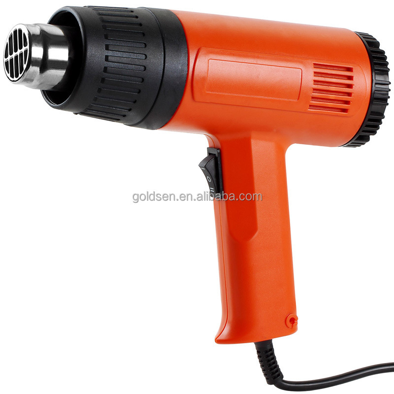 TOLHIT 2000w Digital Temperature Adjustable Heat Shrinking Heating Gun Plastic Welding Tools Portable Electric Hot Air Gun