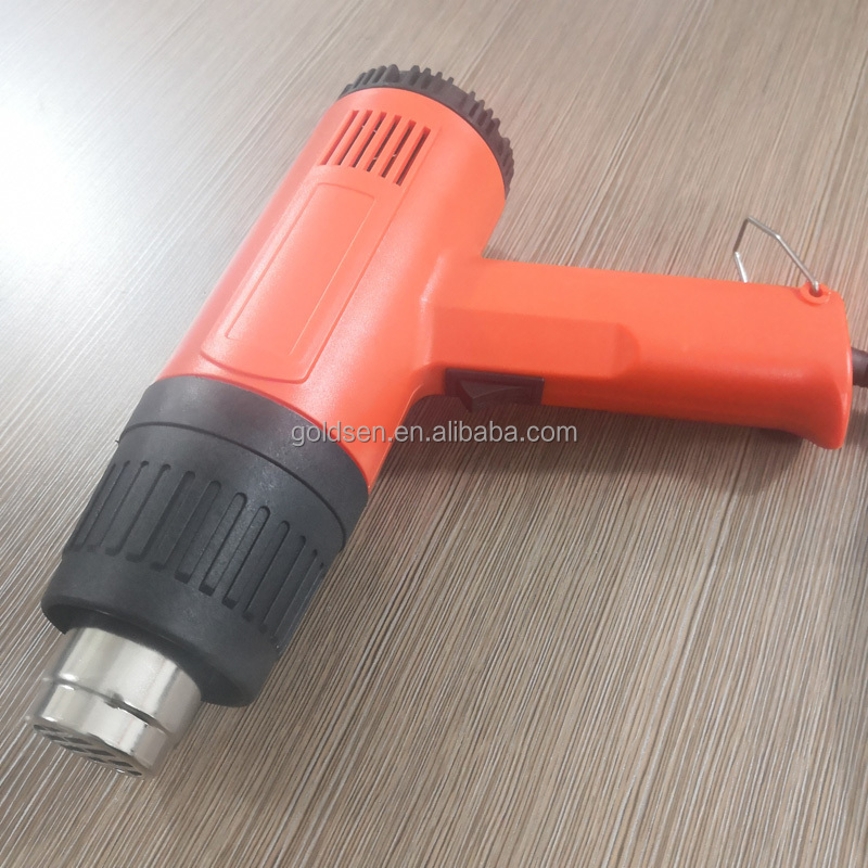 TOLHIT 2000w Digital Temperature Adjustable Heat Shrinking Heating Gun Plastic Welding Tools Portable Electric Hot Air Gun