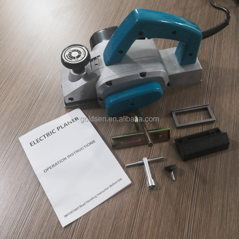 TOLHIT 110v 660w High Quality Metal Body Power Mini Wood Planer 220v 82mm Portable Handheld Woodworking Electric Planer