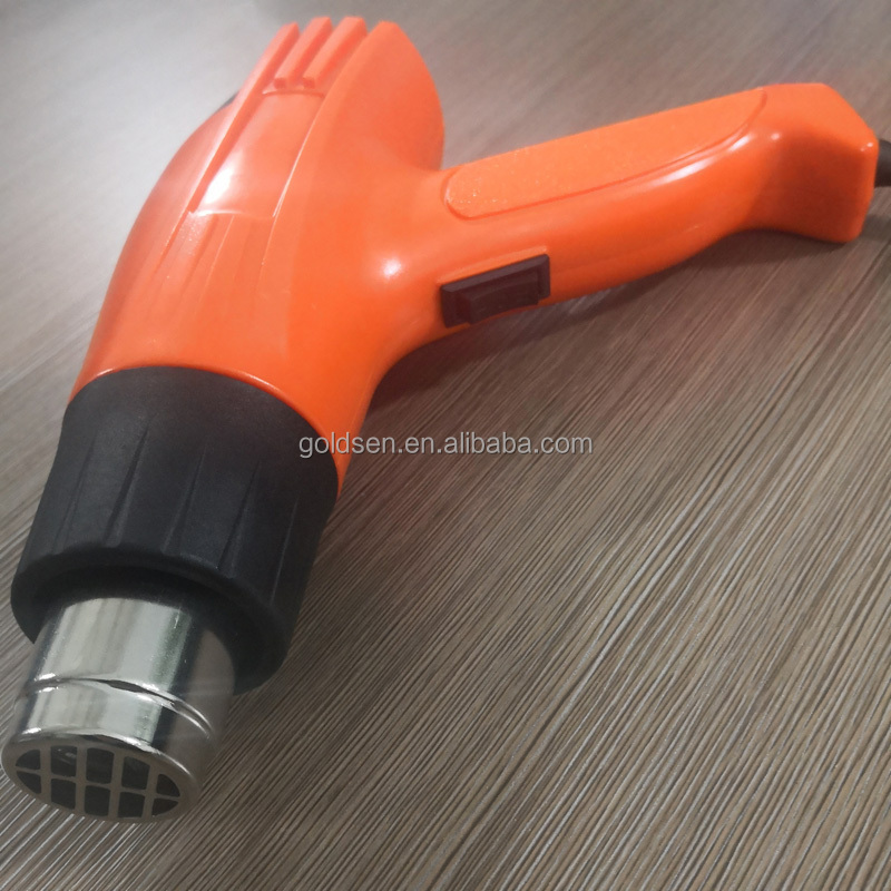 TOLHIT Hot Air Heating Shrinking Wrap Gun Portable Mini Electric Heat Shrink Gun 2000w Digital Adjustable Temperature