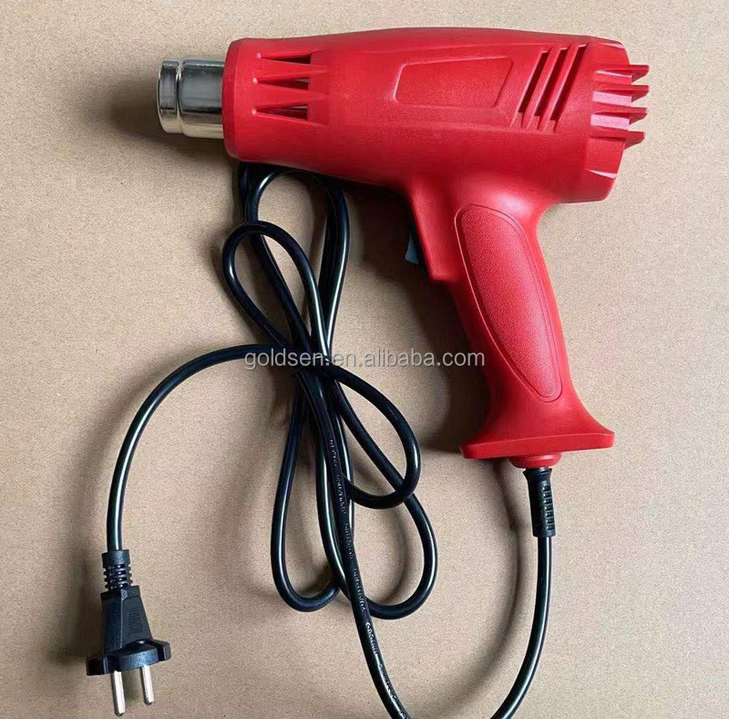 TOLHIT Plastic Shrinking Wrap Hot Air Blower Gun Mini Cordless Electric Power Heat Gun For Repair Mobile 1600w Portable