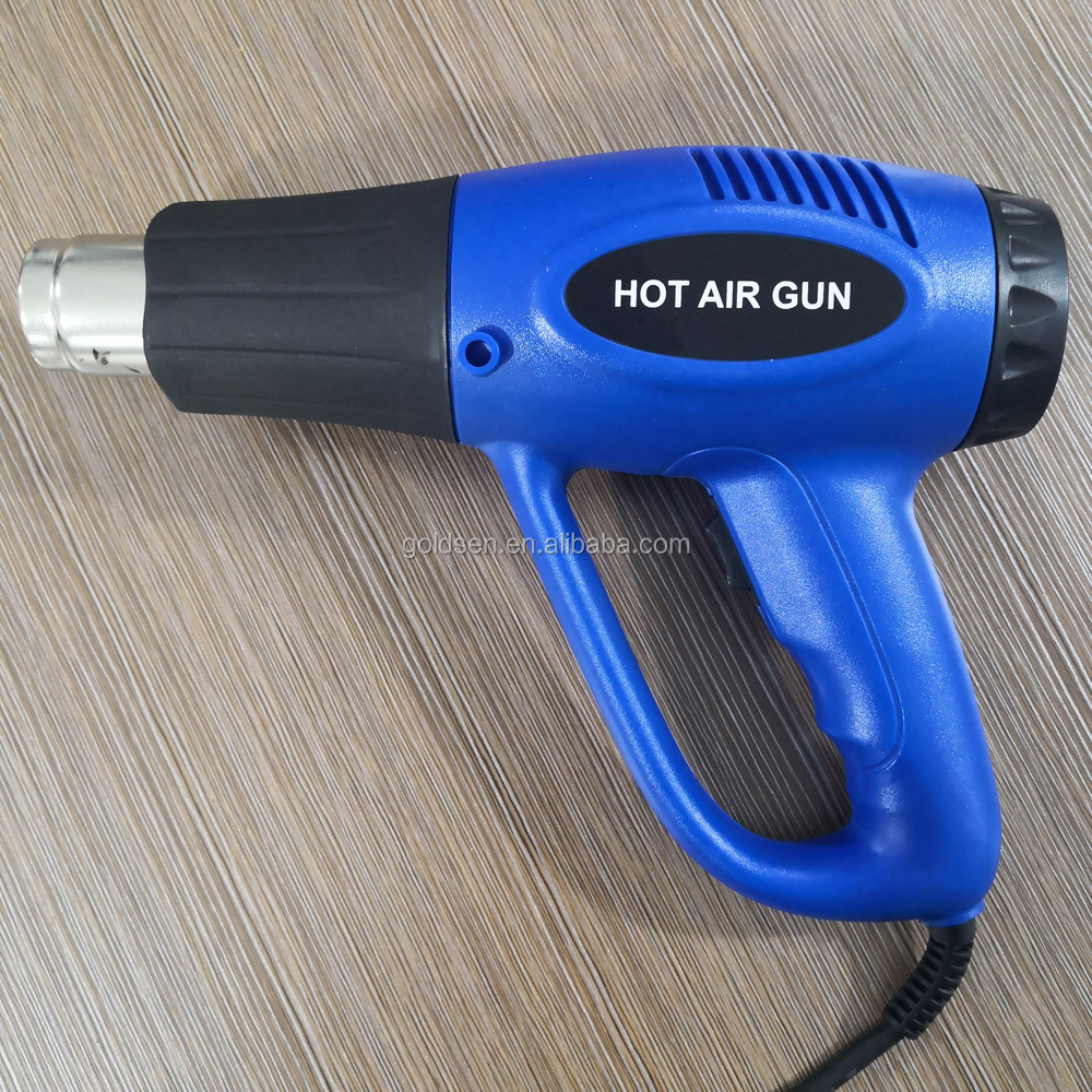 TOLHIT 2000w Power Temperature Adjustable Hot Wind Plastic Paint Shrinking Heating Tool Electric Portable Hot Air Gun