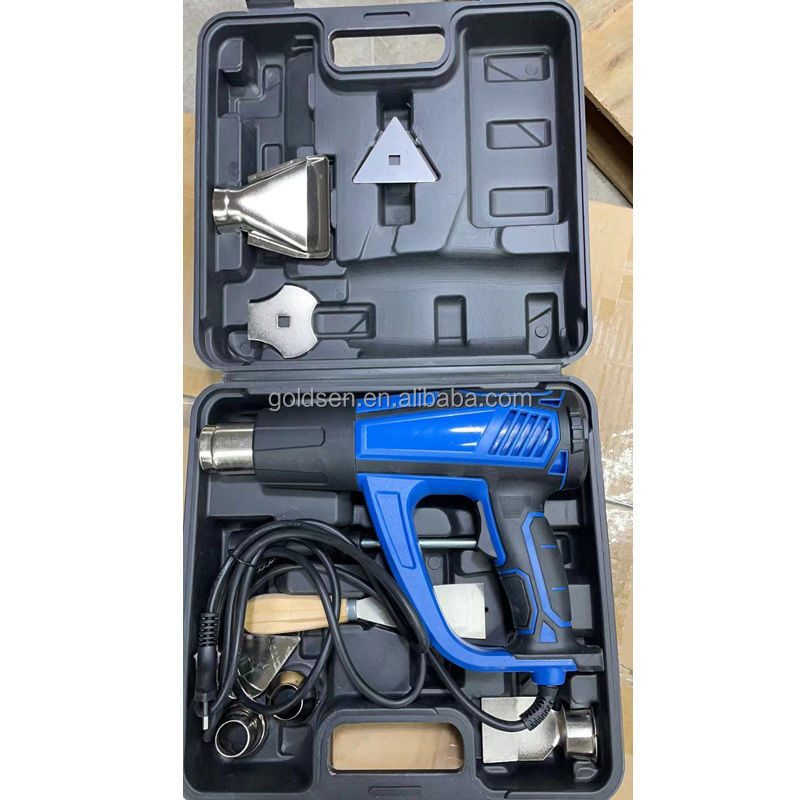 TOLHIT Wrap Shrinking Hot Air Gun Electric Power Heat Gun For Plastic Welding 2500w Temperature Adjustable LCD Display