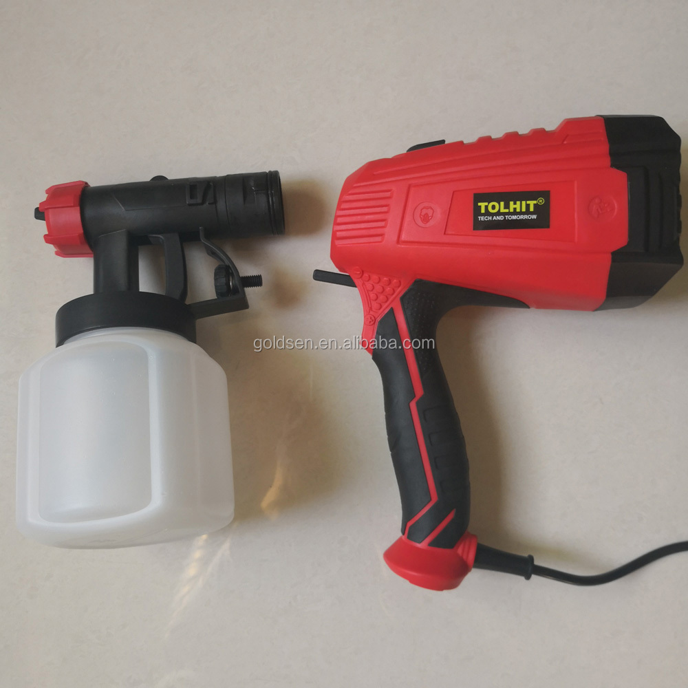 230v 120v 110v 500w 800ml 1.0mm Nozzle Fine Finish Asian Roof Painting HVLP Auto Car Wall Manual Wood Paint Color HVLP Spray Gun