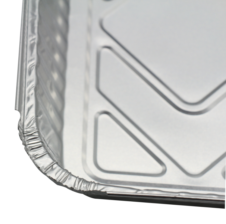 Roaster Pan Tray Plates Aluminium Foil Oval Alu Foil Food Grade Disposable Container Aluminum Foil Customized Rectangle Accept