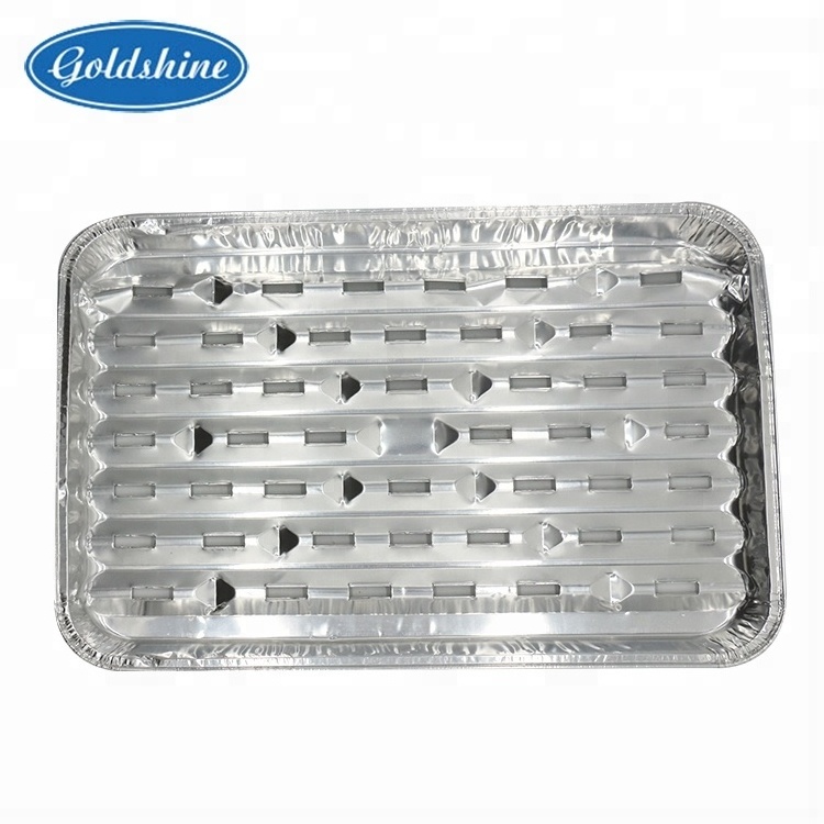 Recyclable Food Use aluminum disposable bbq tray aluminum foil barbecue tray