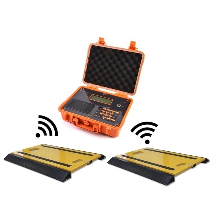 Wireless  Axle Scale portable Truck Weight scales platform bridge, Axle Vehicle weighing pad scale 20 ton capacity