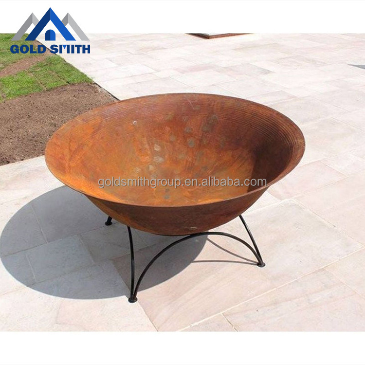 Patio Bonfire,Camping,Outdoor Heating Cor-Ten Steel FirePit with Low Price