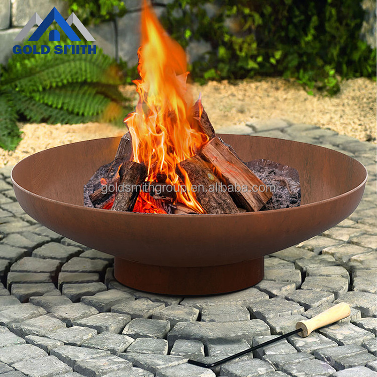 Patio Bonfire,Camping,Outdoor Heating Cor-Ten Steel FirePit with Low Price