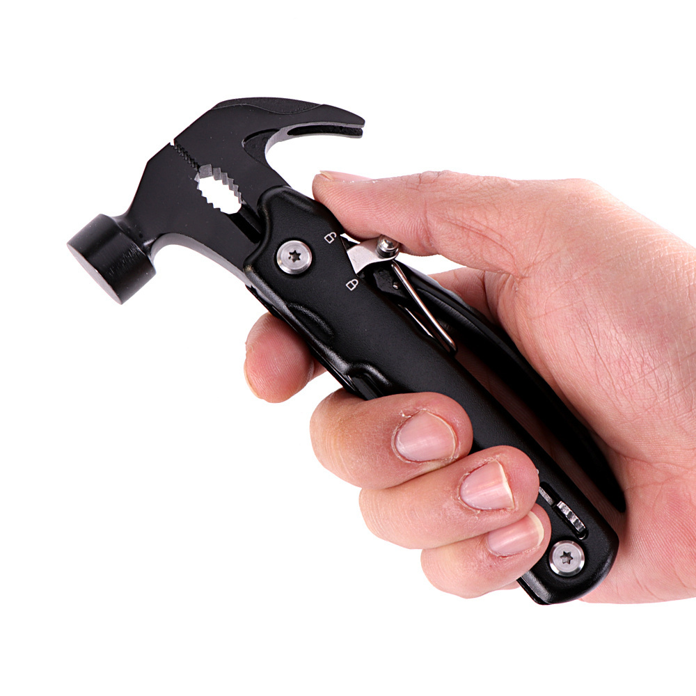 Hot sale multifunctional outdoor survival multi tool with hammer car survival tool claw hammer