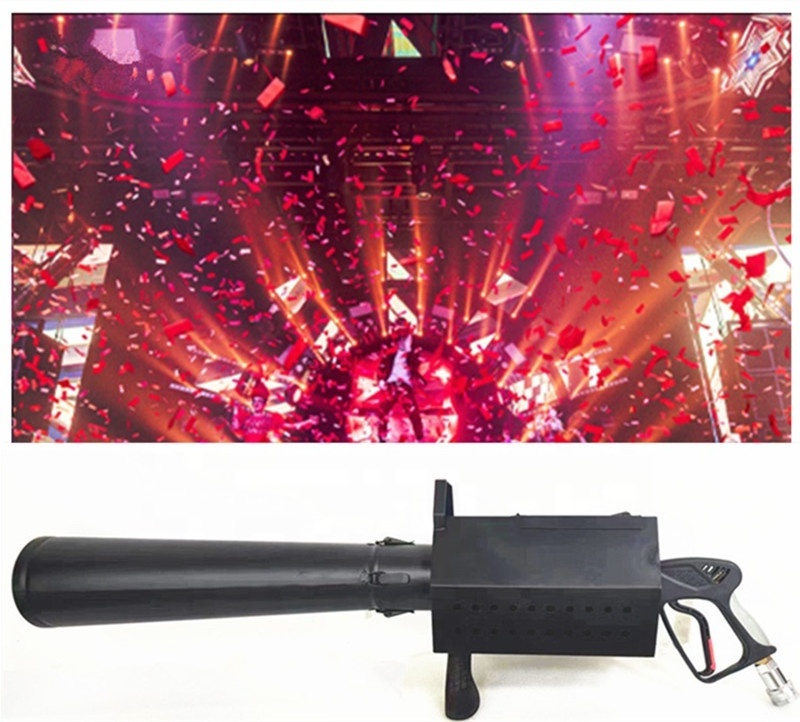 TOP HOT Selling   shot Electric confetti Machine 1 shot confetti Gun Concert DJ wedding Party Decoration Stage effect hot sales