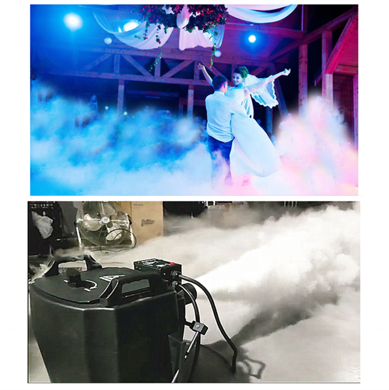 hot sales TOP Bubble 3500w dry ice Fog smog maker Smoke Machine LED Bubble Fog party wedding machines led par DJ Smoke Sprayer