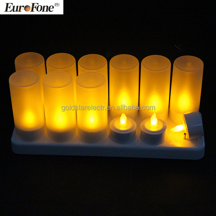 new style without remote control function   Rechargeable led tealight candle