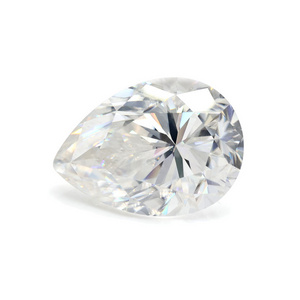 Wholesale VVS Moissanite 1.5*3mm-10*14mm 0.1-6ct Pear Cut White Moissanites DIamond