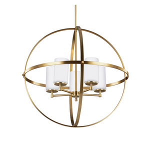 E12 E14 INDUSTRIAL MODERN FOR LIVING ROOM 5 LIGHT ROUND GOLD METAL MODERN KITCHEN DINNING ROOM PENDANT LIGHTS FIXTURES