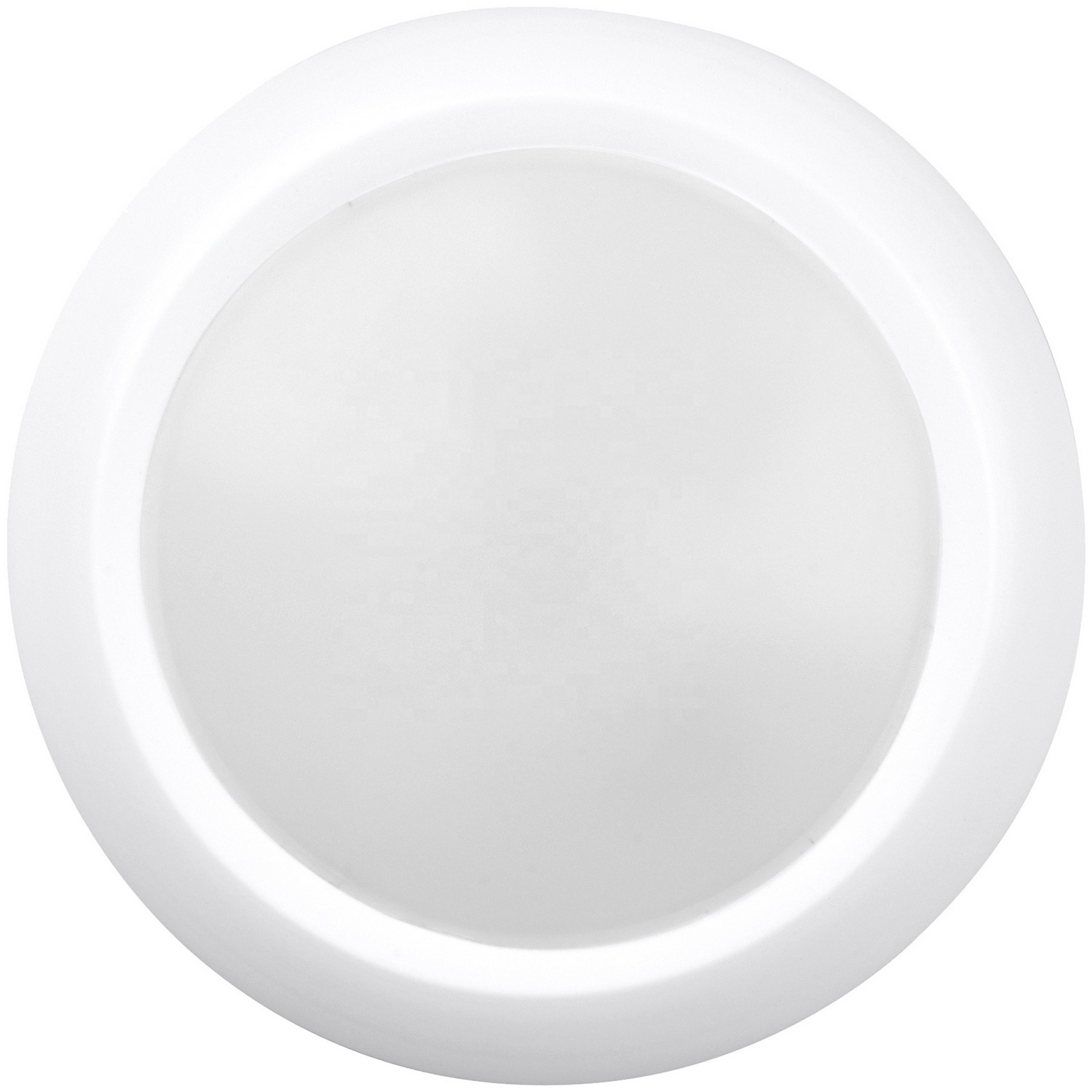 Integrated Embedded Ceiling Lamp 3000K Dimmable Surface Mount Fixture 6in LED Flush Mount White Metal Acrylic Modern