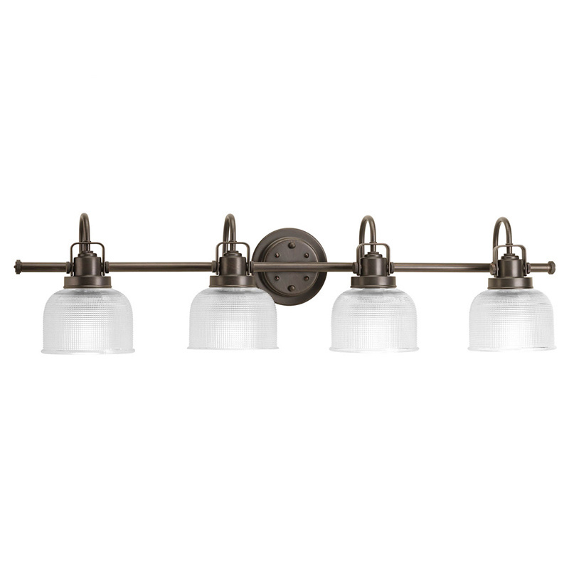 Customizable Vintage wall sconce rob glass 4 lights heotel bathroom lamps vanity wall light fixtures